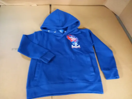 CRYSTAL PALACE BLUE HOODIE - 7/8 YRS