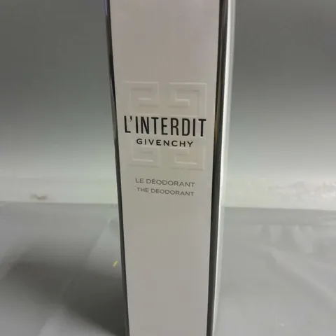 BOXED AND SEALED GIVENCHY L'INTERDIT DEODERANT 100ML