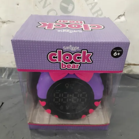 BOXED SMIGGLE CLOCK BEAR