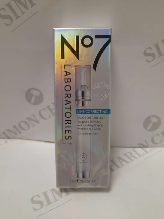 NO7 LABORATORIES LINE CORRECTING BOOSTER SERUM 15ML