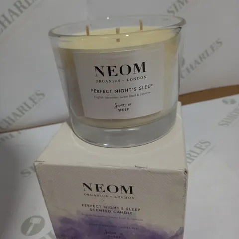 NROM PERFECT NIGHT'S SLEEP SCENTED CANDLE - ENGLISH LAVENDER , SWEET BASIL AND JASMINE 