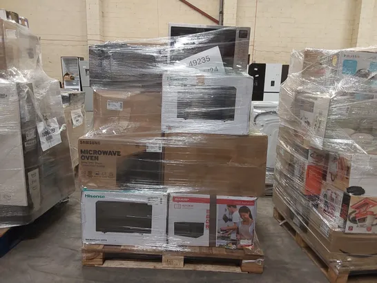 PALLET OF APPROXIMATELY 16 UNPROCESSED RAW RETURN MICROWAVES TO INCLUDE;