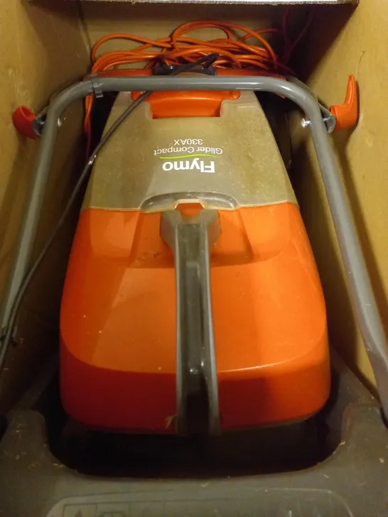 FLYMO GLIDER COMPACT 330AX ELECTRIC HOVER COLLECT LAWNMOWER