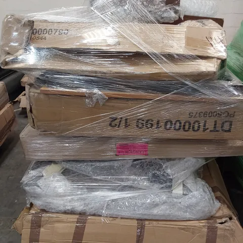 PALLET OF ASSORTED BOXED FURNITURE PARTS INCLUDING DINING TABLES 