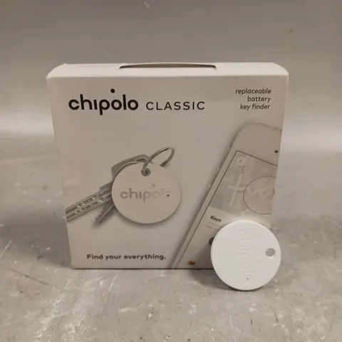 BOXED CHIPOLO CLASSIC REPLACEABLE BATTERY KEY FINDER 