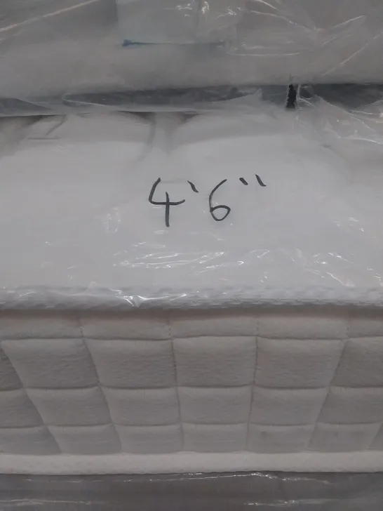 QUALITY BAGGED 4'6" SPRING LOAD DOUBLE MATTRESS 