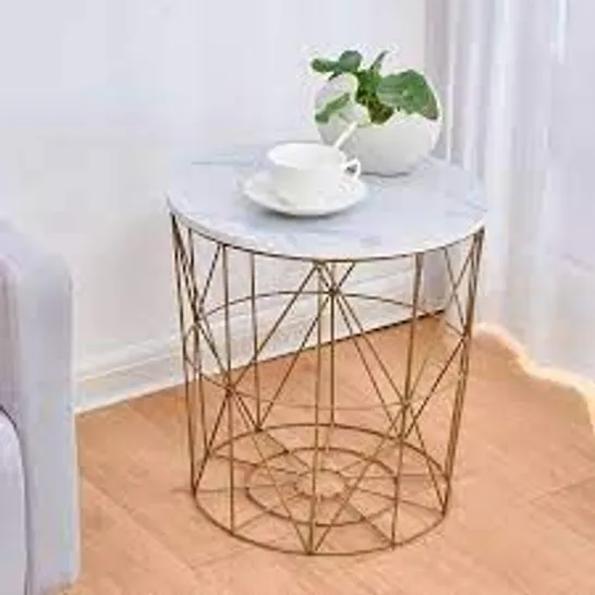 BOXED KORAM CARLEEN SIDE TABLE 