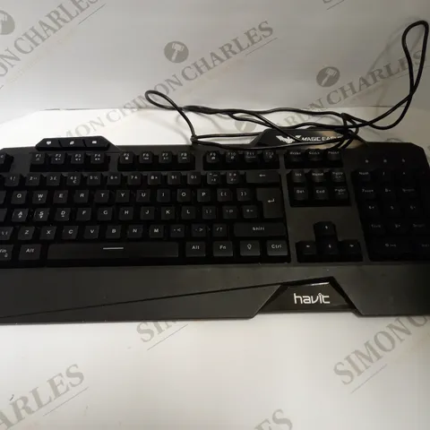 HAVIT RAINBOW LED BACKLIT WIRED GAMING KEYBOARD