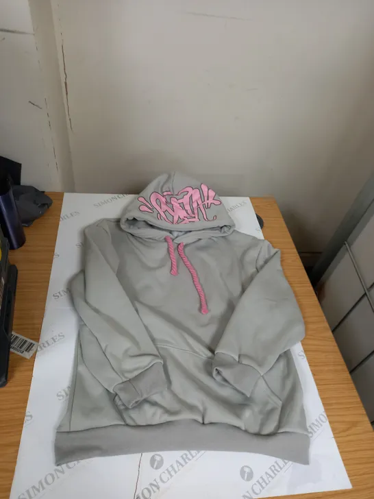 SYNA TRACKSUIT JUMPER GREY AND PINK