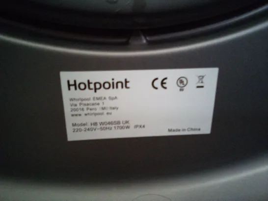 HOTPOINT H8W046SBUK WASHING MACHINE 