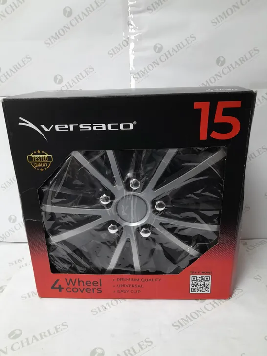 BOXED VERSACO 15 UNIVERSAL WHEEL COVERS 