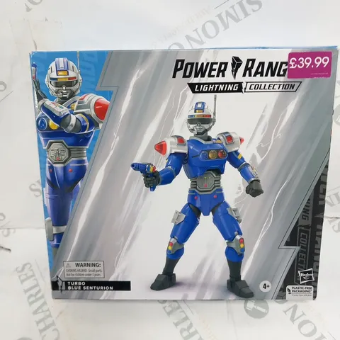 BOXED POWER RANGERS LIGHTNING COLLECTION TURBO BLUE SENTURION