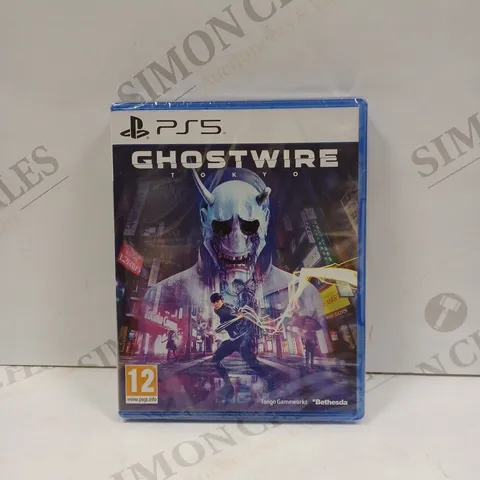 SEALED GHOSTWIRE TOKYO FOR THE PS5 