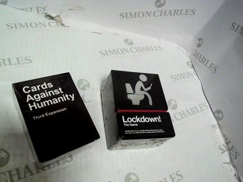 CARDS AGAINST HUMANITY & LOCKDOWN! THE GAME BUNDLE   17+