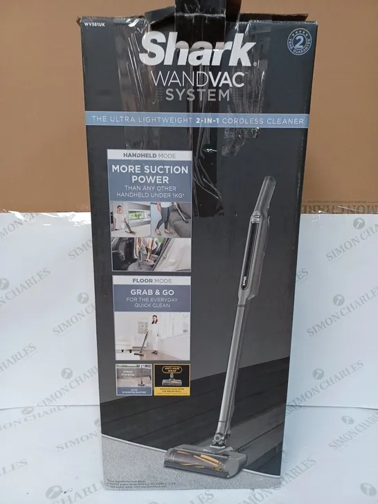 SHARK WANDVAC 2-IN-1 LIGHTWEIGHT CORDLESS HANDHELD VACUUM CLEANER WV361UK RRP £195