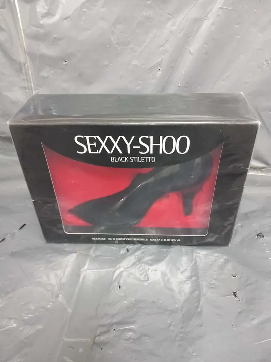 BOXED AND SEALED SEXXY-SHOO BLACK STILETTO POUR FEMME EAU DE PARFUM 100ML