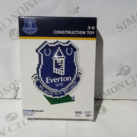 EVERTON FC BRXLZ LOGO 3D PUZZLE