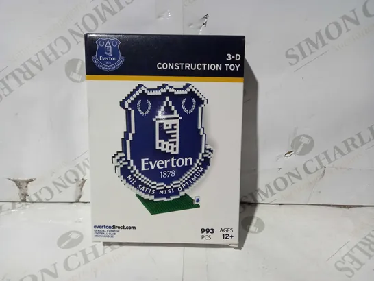 EVERTON FC BRXLZ LOGO 3D PUZZLE