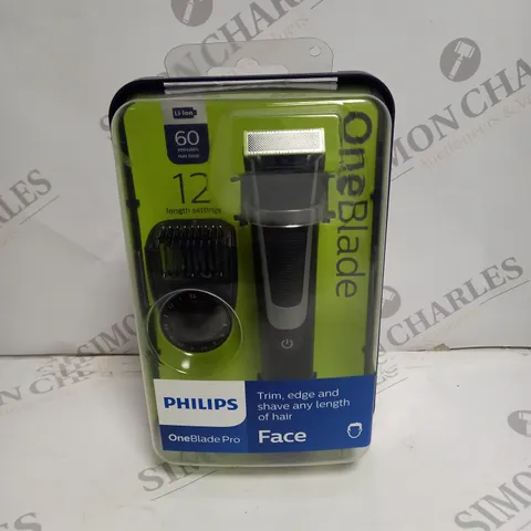 BOXED PHILIPS ONE BLADE PRO FACE TRIMMER 