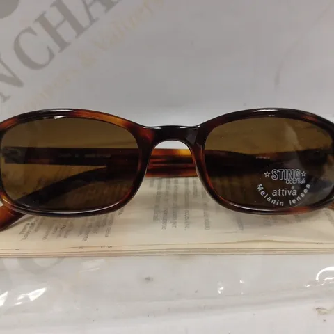 BOX OF APPROX 10 PAIRS OF STING BROWN 6143M SUNGLASSES 