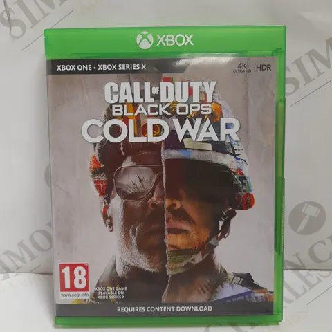 XBOX ONE CALL OF DUTY BLACK OPS COLD WAR