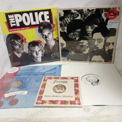 LOT OF 10 ASSORTED VINYL RECORDS, TO INCLUDE THE POLICE, HORSEGIRL, FRUUP, ETC