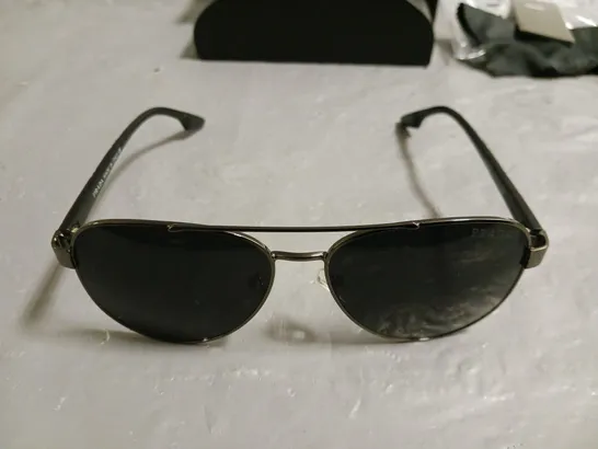 PRADA BLACK FRAMED GLASSES IN CASE