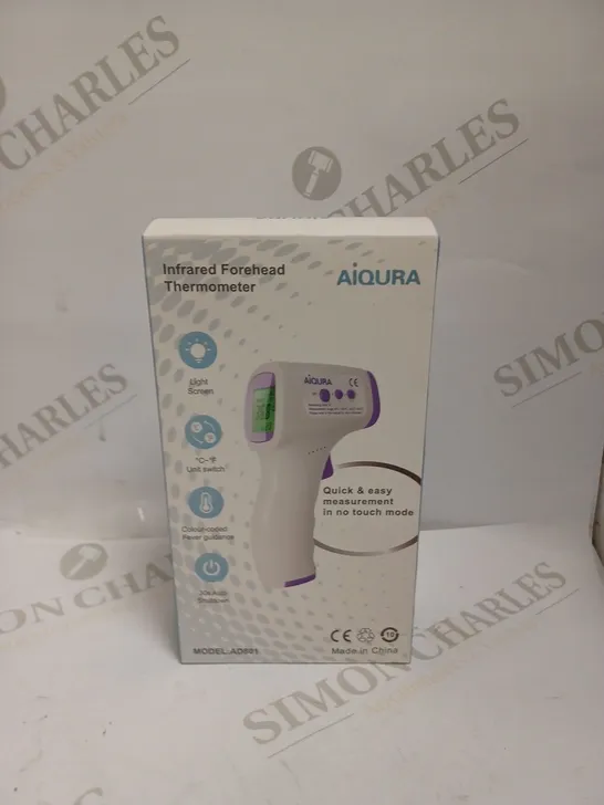 SEALED AIQURA INFRARED FOREHEAD THERMOMETER 