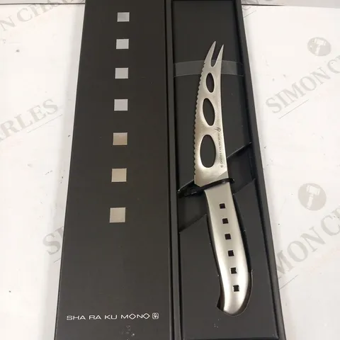 BOXED SHA RA KU MONO MOLYBDENUM VANADIUM STEEL 18-8 STAINESS STEEL FJ-09 15CM CHEESE KNIFE