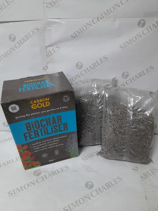 BOXED CARBON GOLD BIOCHAR FERTILISER - 2KG