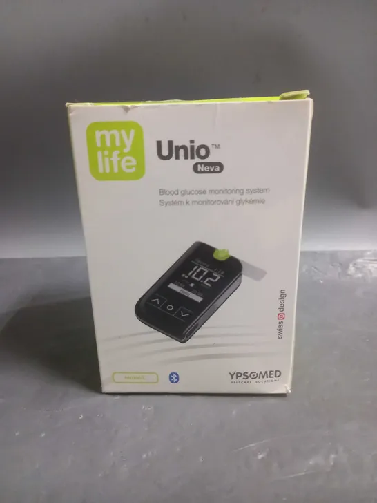 BOXED MYLIFE UNIO NEVA BLOOD GLUCOSE MONITORING SYSTEM 