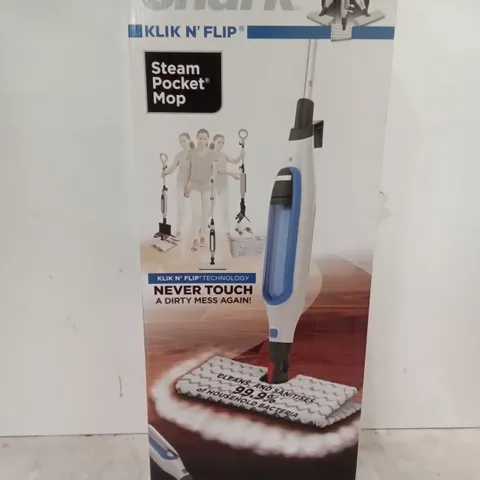 BOXED SHARK KLIK AND FLIP STEAM MOP