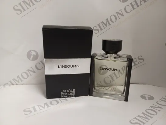 BOXED LALIQUE L'INSOUMIS EAU DE TOILETTE SPRAY - 100ML 