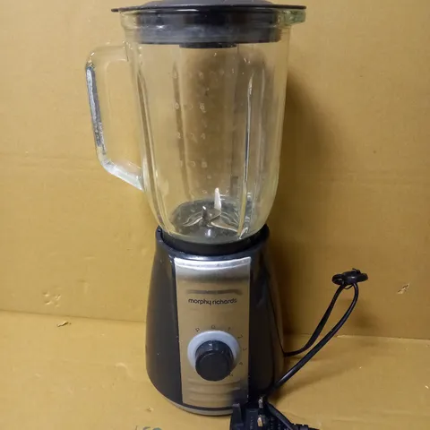 MORPHY RICHARDS TOTAL CONTROL GLASS TABLE BLENDER 