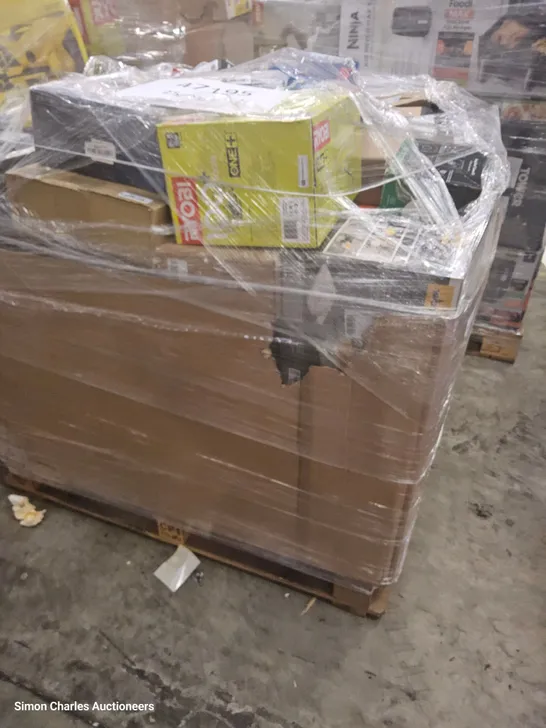 PALLET OF APPROXIMATELY 99 UNPROCESSED RAW RETURN HOUSEHOLD AND ELECTRICAL GOODS TO INCLUDE;