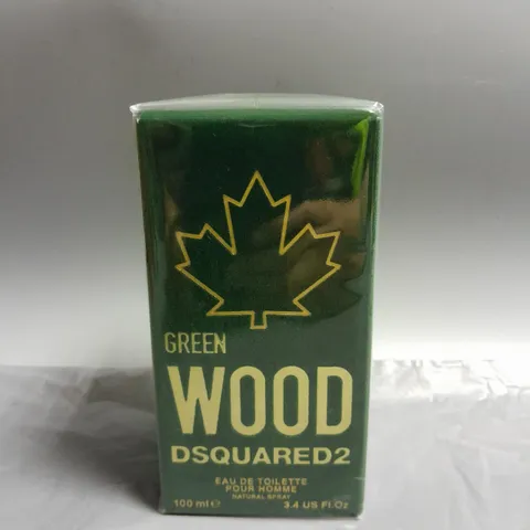 BOXED AND SEALED DSQUARED2 GREEN WOOD POUR HOMME EAU DE TOILETTE SPRAY 100ML