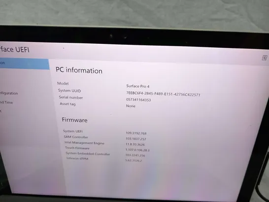 MICROSOFT SURFACE PRO 4 128GB