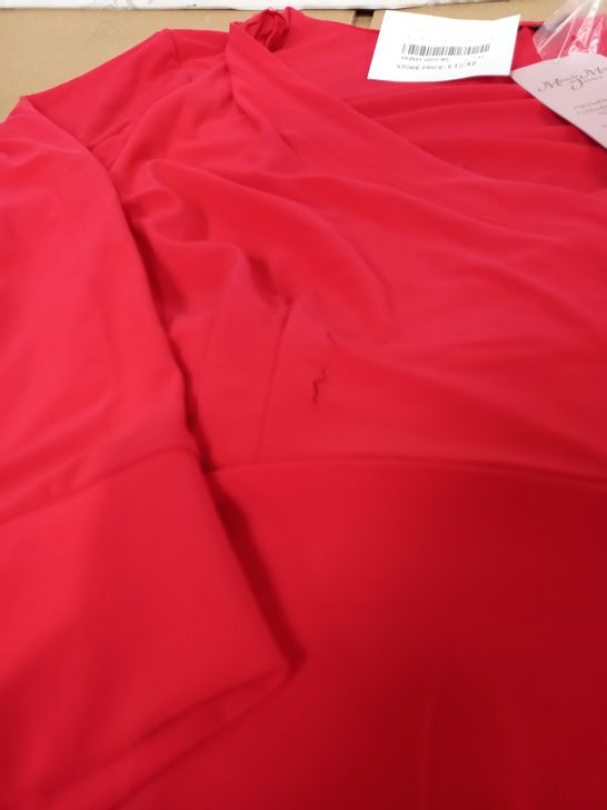 NINA LEONARD 3/4 RED DRESS SIZE M