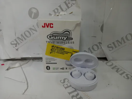 BOXED JVC TRUE WIRELESS GUMY EARBUDS - WHITE