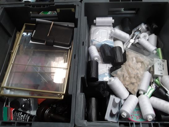 4 CRATES OF ASSORTED HOMEWARE ITEMS TO INCLUDE EE MINI HUB, SOLAR FOUNTAIN PUMP AND POND ACCU-CLEAR