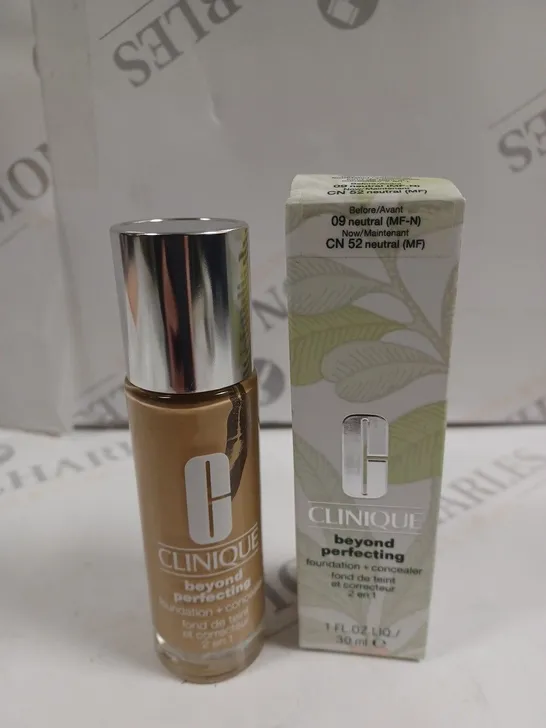 BOXED CLINIQUE BEYOND PERFECTING FOUNDATION + CONCEALER - CN 52