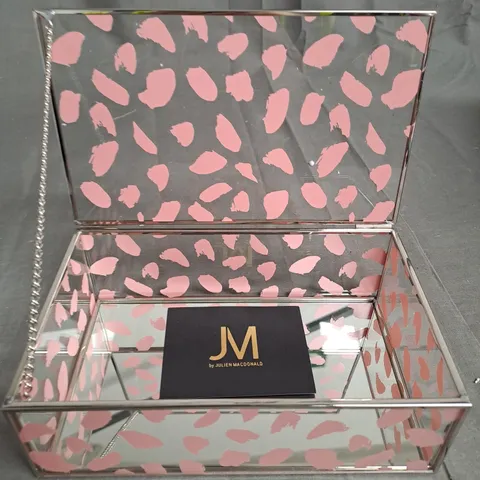 BOXED JULIEN MACDONALD JEWELRY BOX PINK PRINT DESIGN