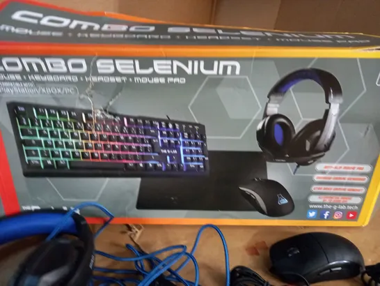 G-LAB COMBO SELENIUM KEYBOARD, HEADSET AND MOUSE 