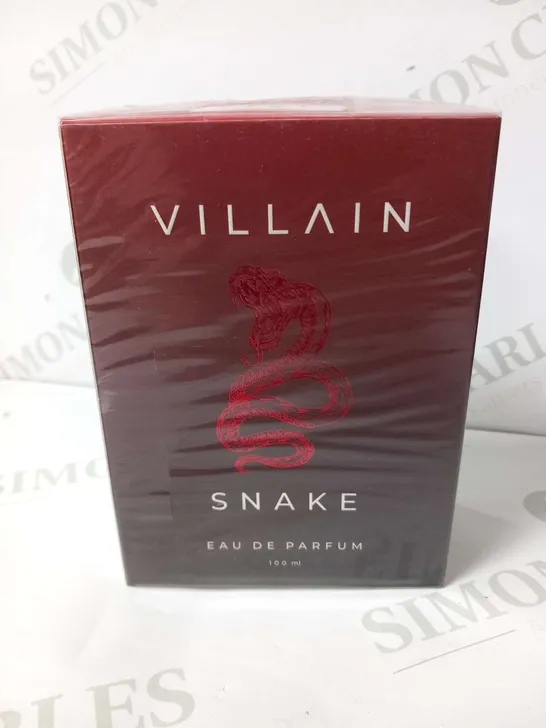 BOXED AND SEALED VILLAIN SNAKE EAU DE PARFUM 100ML