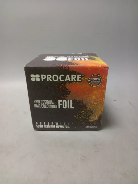 PROCARE PREMIUM PROFESSIONAL HAIR COLOURING FOIL EXTRA WIDE 120MM X 500M SILVER