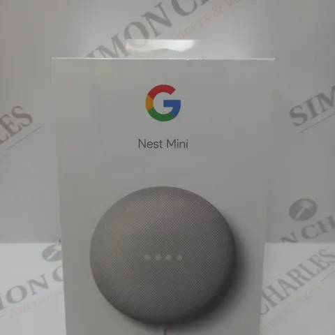 BRAND NEW BOXED GOOGLE NEST MINI (2ND GEN) WITH GOOGLE ASSISTANT - CHALK