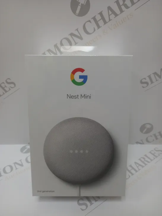 BRAND NEW BOXED GOOGLE NEST MINI (2ND GEN) WITH GOOGLE ASSISTANT - CHALK