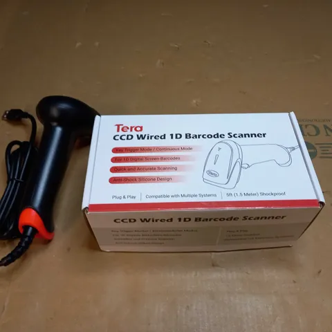 TERA CCD WIRED 1D BARCODE SCANNER