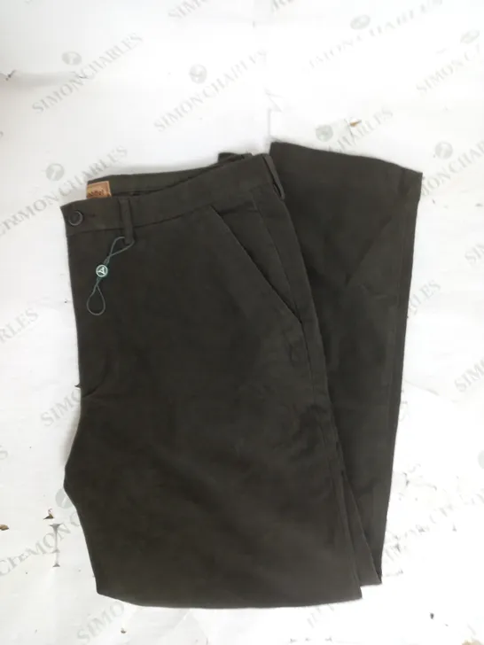 SCHOFFEL TROUSERS IN ARSENIC GREEN SIZE 40R