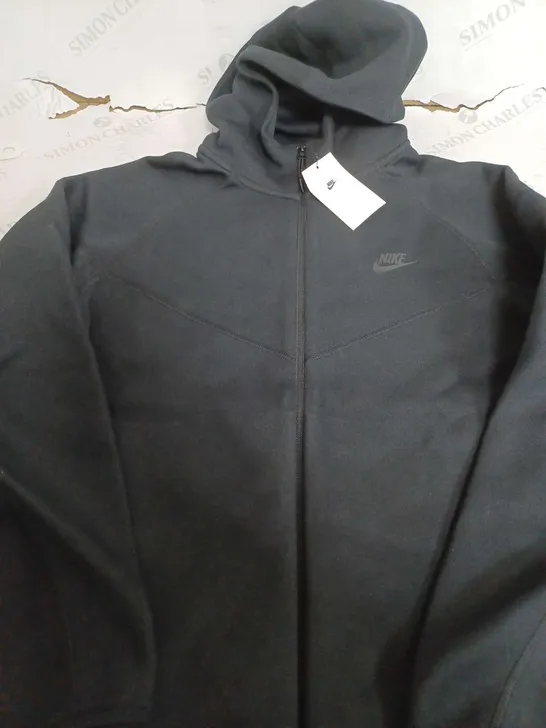 NIKE TECH FLEECE JACKET WITH HOOD - LARGE